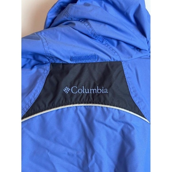 Columbia Womens Interchange Jacket Blue Black Lightweight‎ Rain Wind Size L - Picture 8 of 11